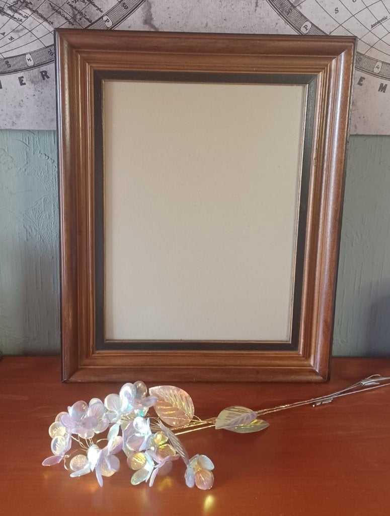 Klassieke houten lijst goud/zwarte bies - 51.5 x 41.5 cm, Met ophangsysteem, 51 cm, Ophalen of Verzenden, Fotolijst