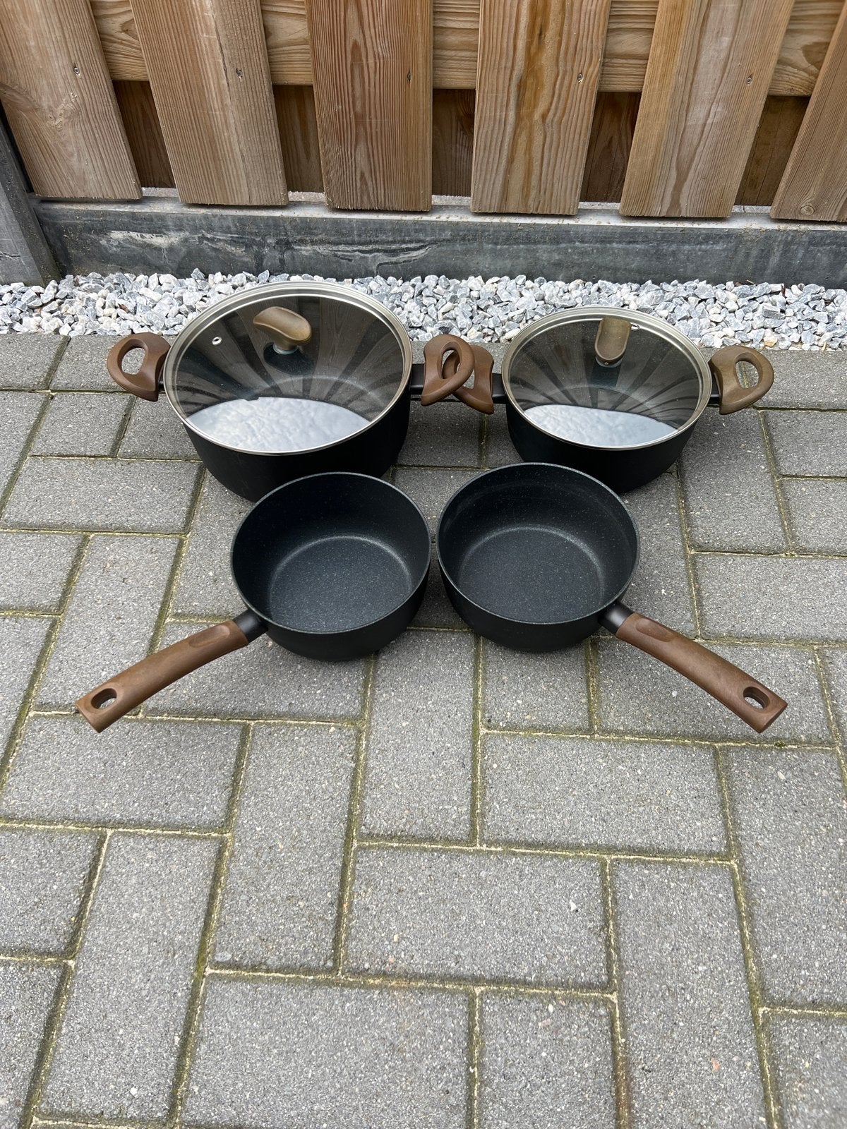GreenPan pannenset - 4 kookpannen, Ophalen, Overige materialen, Antiaanbaklaag, Pannenset