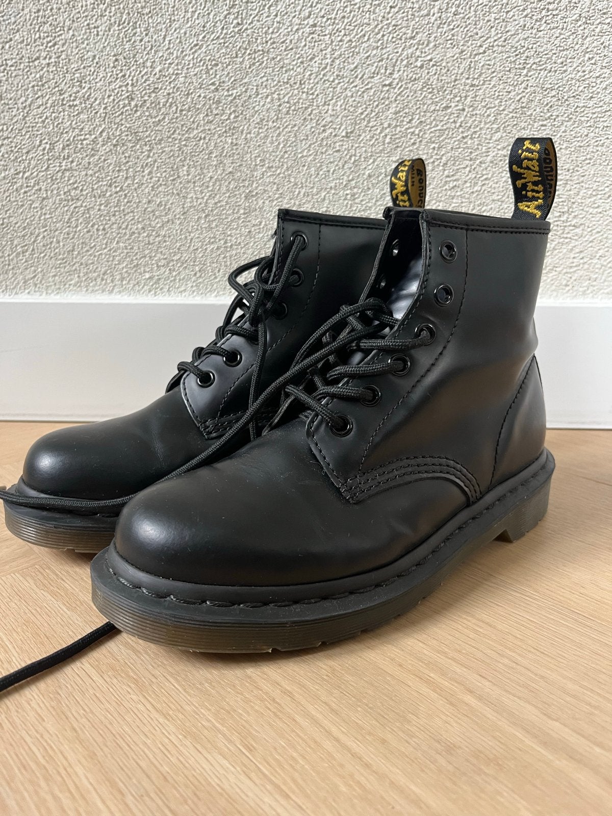 Dr. Martens 1460 Smooth Leer Laarzen Zwart - Maat 37, Ophalen of Verzenden, Zo goed als nieuw, Zwart, Lage of Enkellaarzen