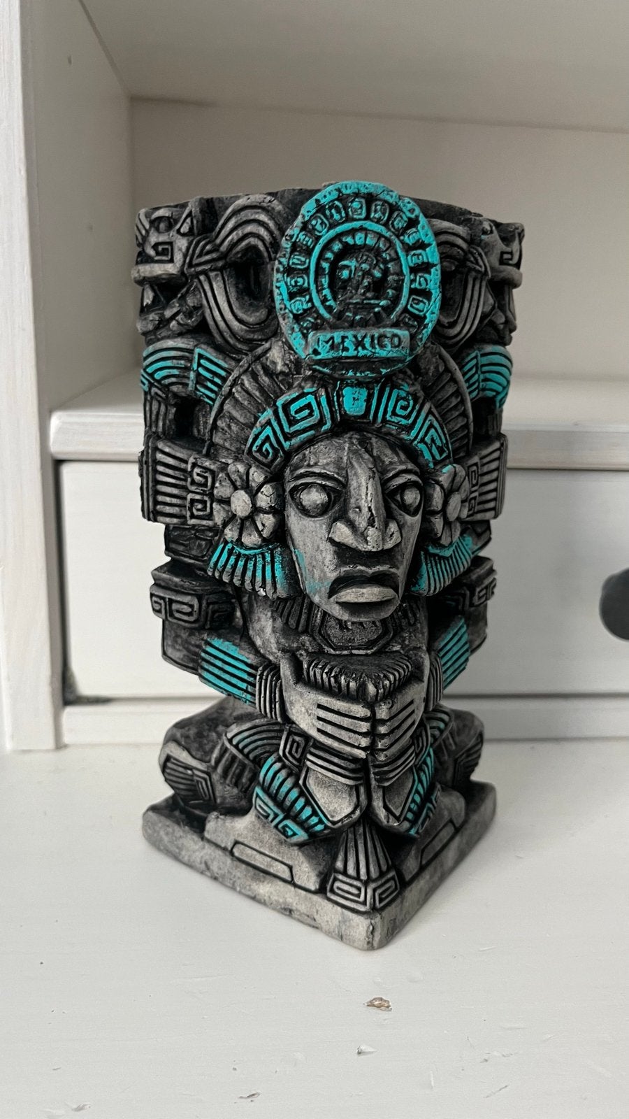 Decoratief beeldje uit Mexico, Ophalen, Overige onderwerpen, Minder dan 20 cm, Handgemaakt