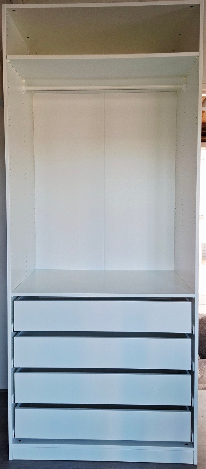 Ikea Pax Kast met 4 lades, 1 legplank en roede, Ophalen, 50 tot 100 cm, Zo goed als nieuw, 50 tot 75 cm