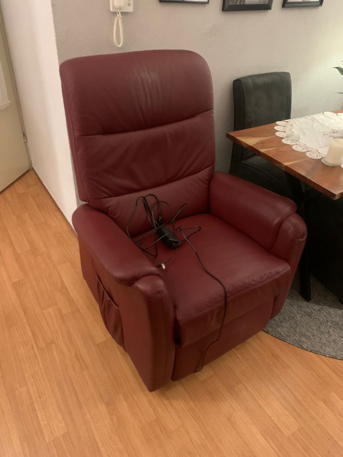 Gratis afhalen, Huis en Inrichting, Ophalen, Gebruikt, 75 tot 100 cm, Leer