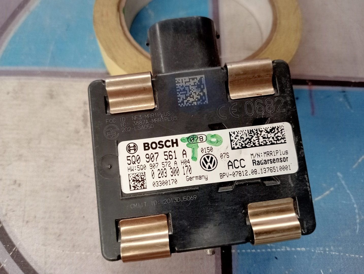 ACC SENSOR Volkswagen Golf VII (AUA) (01-2012/03-2021), Gebruikt, -, Volkswagen, -
