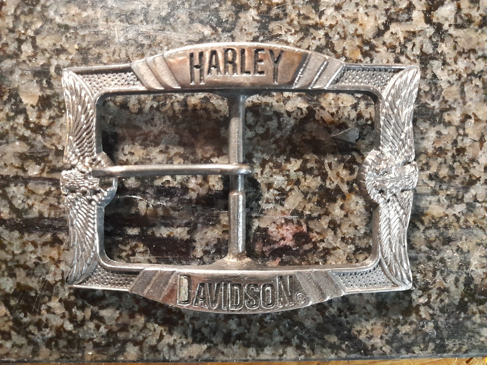 Harley Davidson Baron Messing Gesp 1989 - Officieel Product, Kleding | Heren, Riemen en Ceinturen, Losse buckle of gesp, Overige kleuren
