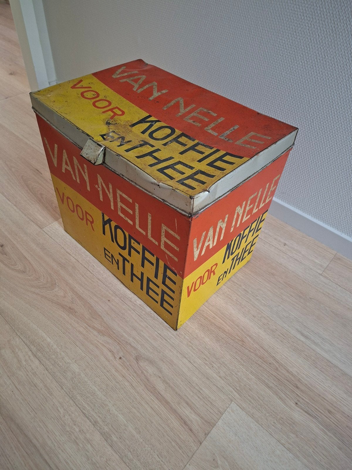 Vintage Van Nelle Koffie en Thee Blik, Ophalen
