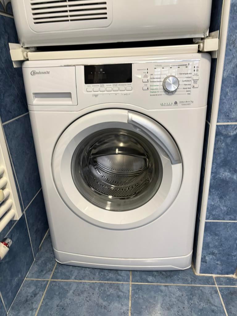 Bauknecht combinatie wasmachine/wasdroger, Witgoed en Apparatuur, Ophalen, 1200 tot 1600 toeren, Zo goed als nieuw, Voorlader