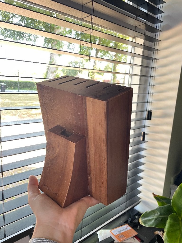 Messenblok Rudolph’s, Ophalen, Hout, Overige typen, Gebruikt