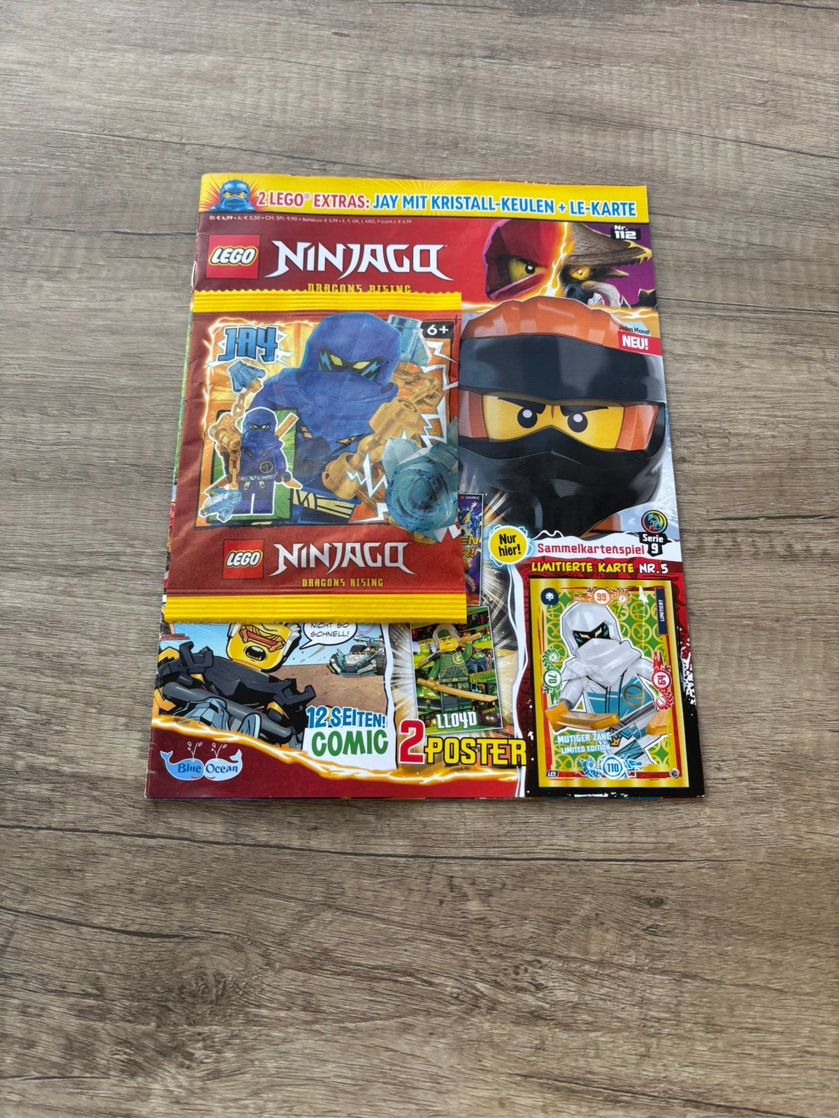 Lego ninjago strip boeken €10 PER STUK!, Ophalen of Verzenden, Zo goed als nieuw, Speelkaart(en)