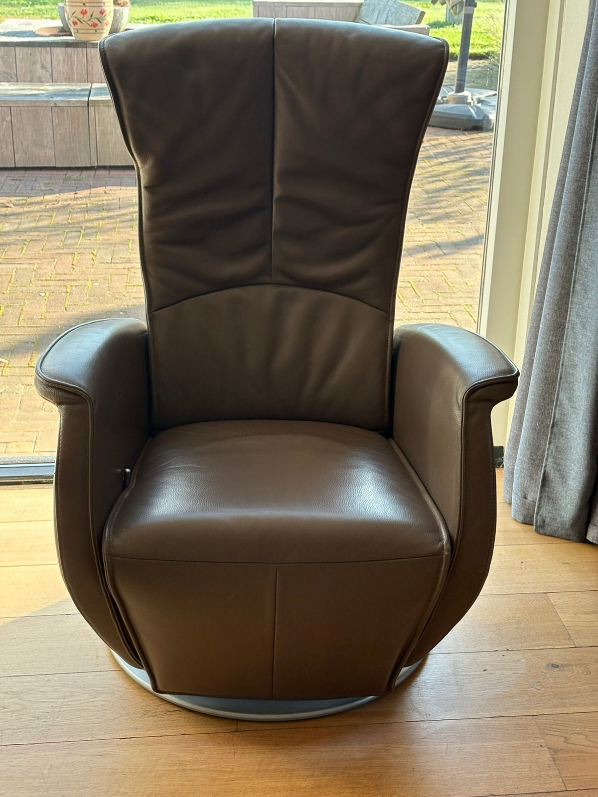 Leren fauteuil gratis, Ophalen, Gebruikt, 50 tot 75 cm, Leer