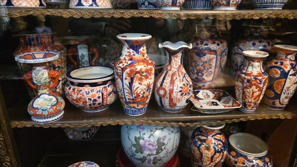 Grote collectie antiek Japans Imari porselein, Ophalen