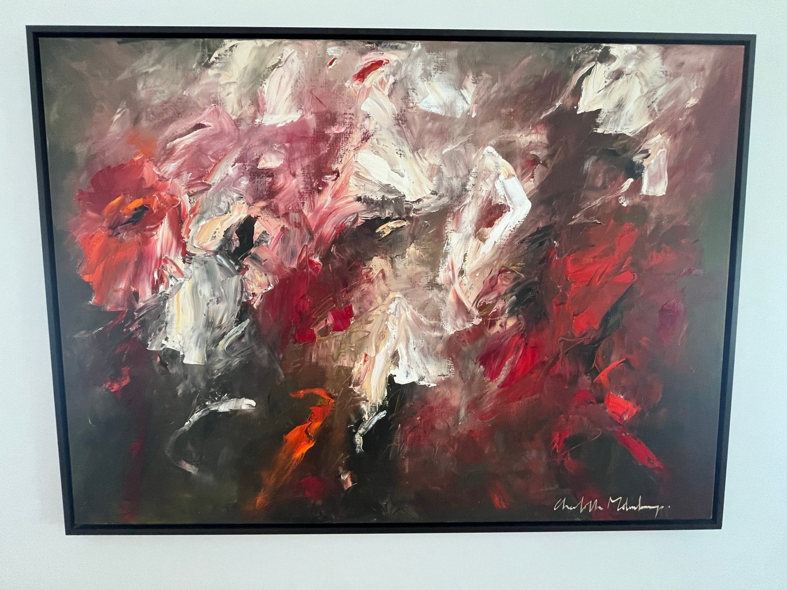 Charlotte Molenkamp - Rode Tuin (1.20 x 1.65m), Ophalen