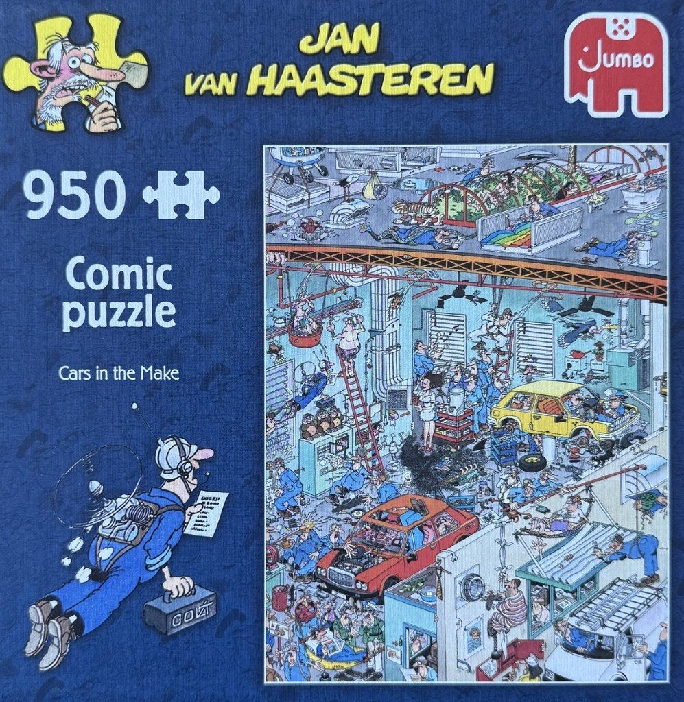 Verzameling puzzels (JvH, Wasgij) 950, 1000 & 1500 stukjes