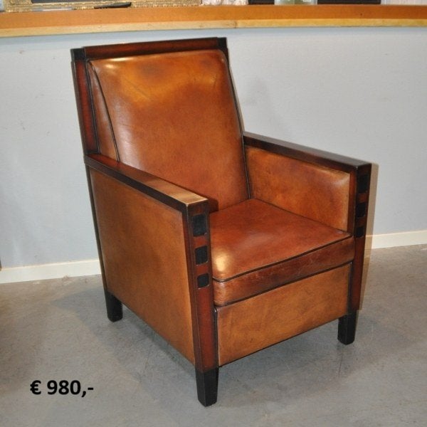 Brocante schapenleren meubels, Ophalen of Verzenden