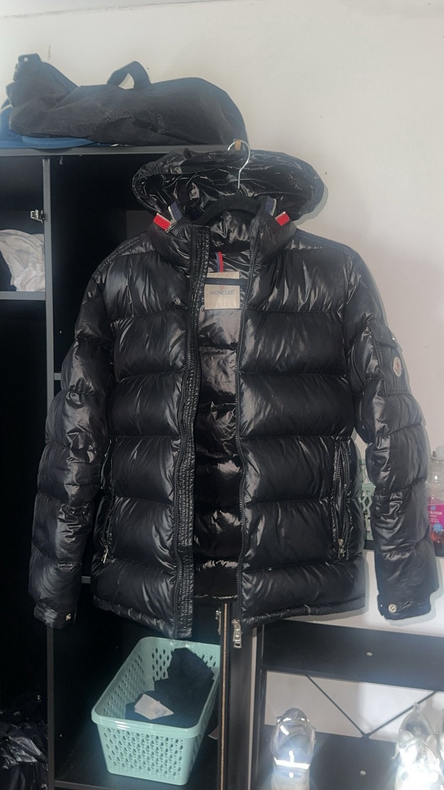 Moncler jas  S, Kleding | Heren, Ophalen of Verzenden, Zo goed als nieuw, Zwart