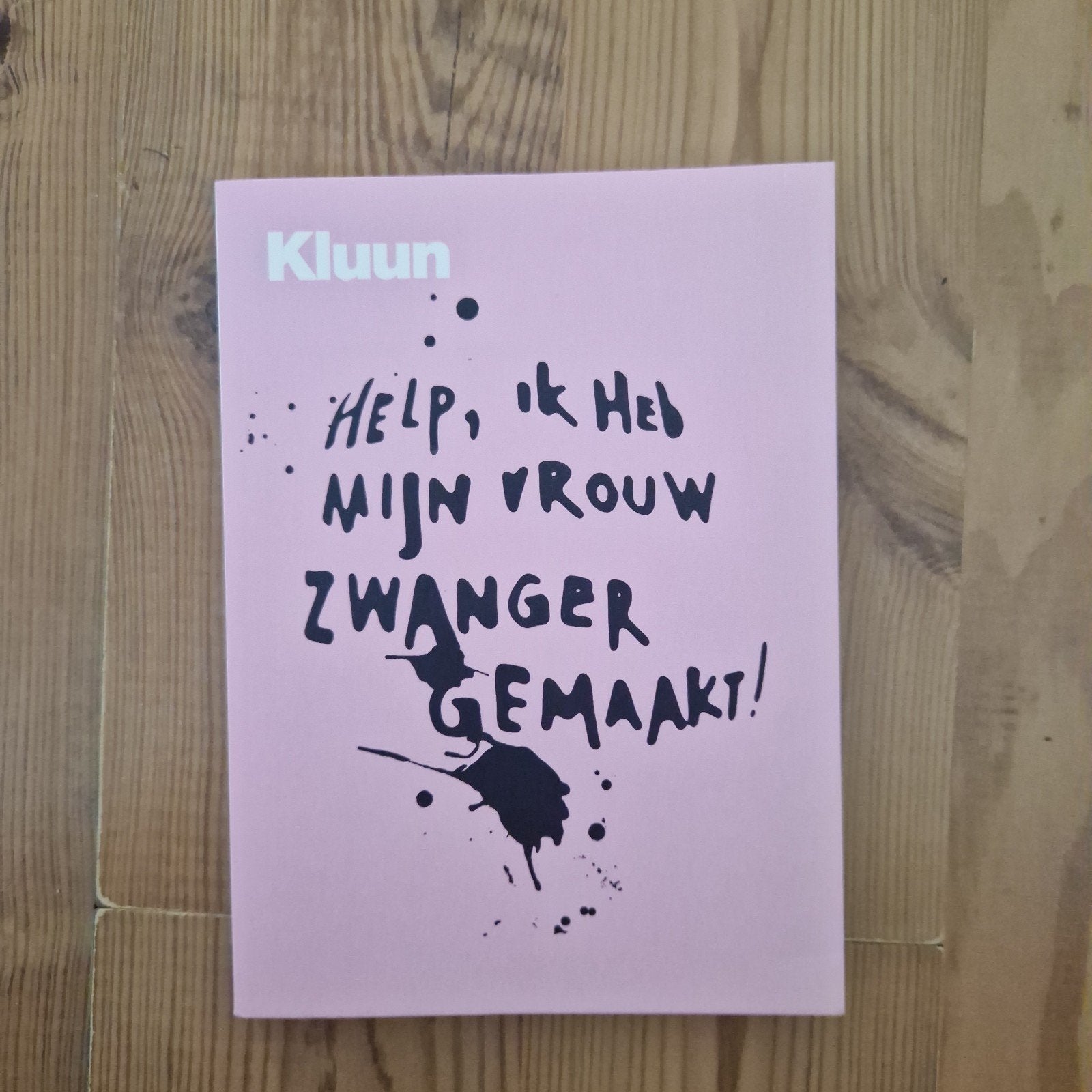 Kluun - Help! Ik heb mijn vrouw zwanger gemaakt, Ophalen of Verzenden, Zo goed als nieuw, Kluun