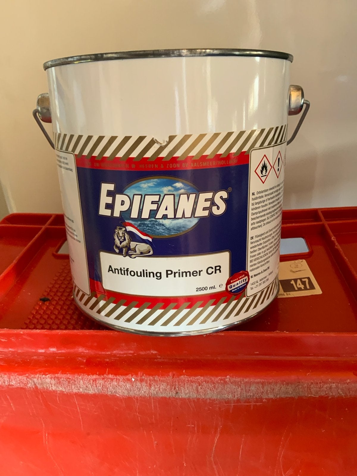 Epifanes Antifouling Primer CR - 2500 ml, Watersport en Boten, Accessoires en Onderhoud, Ophalen, Nieuw, Onderhoud en Reparatie