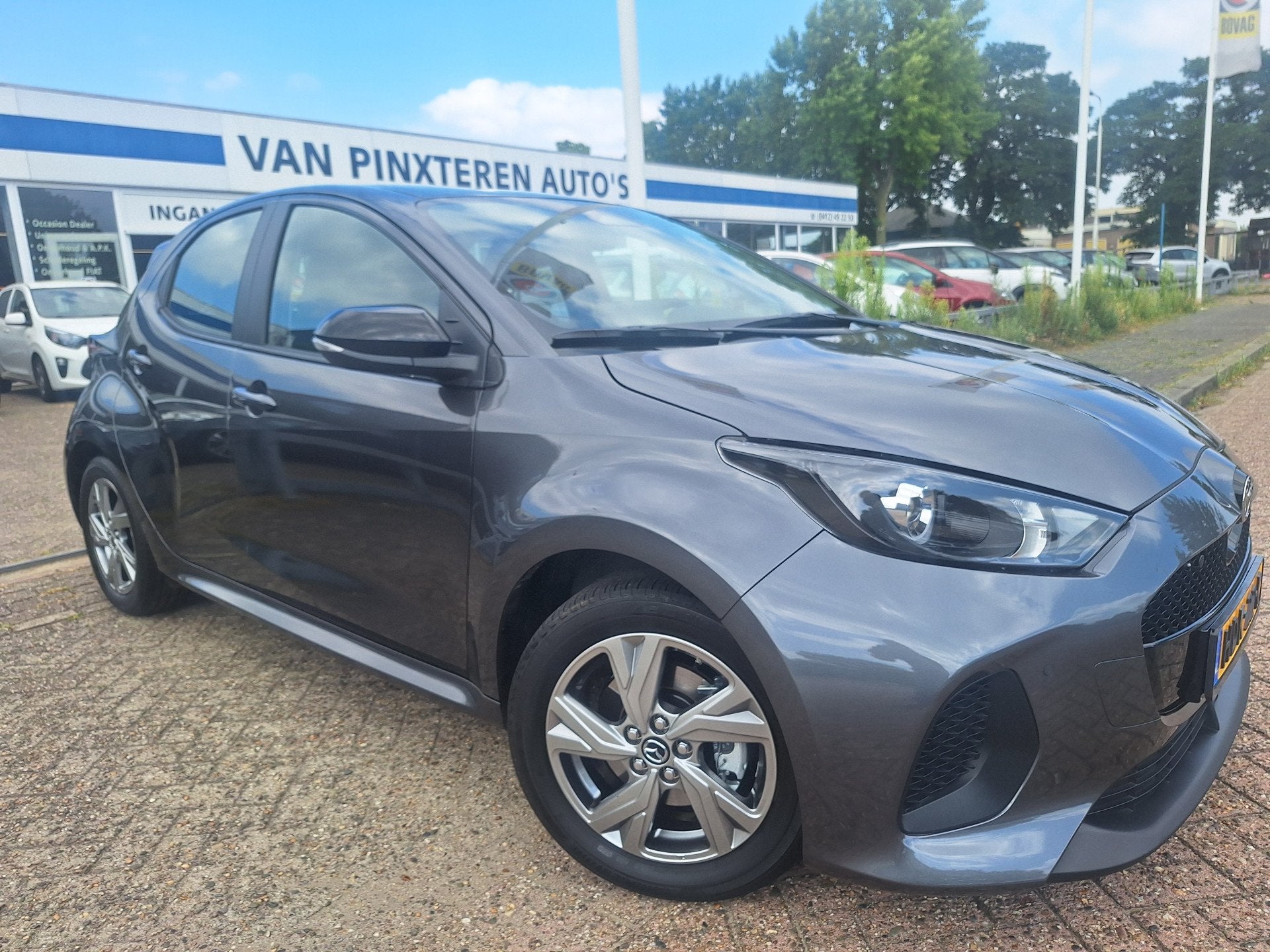 Mazda 2 Hybrid 1.5 Exclusive-line (bj 2025, automaat), Auto's, Gebruikt, Euro 6, 450 kg, Bedrijf
