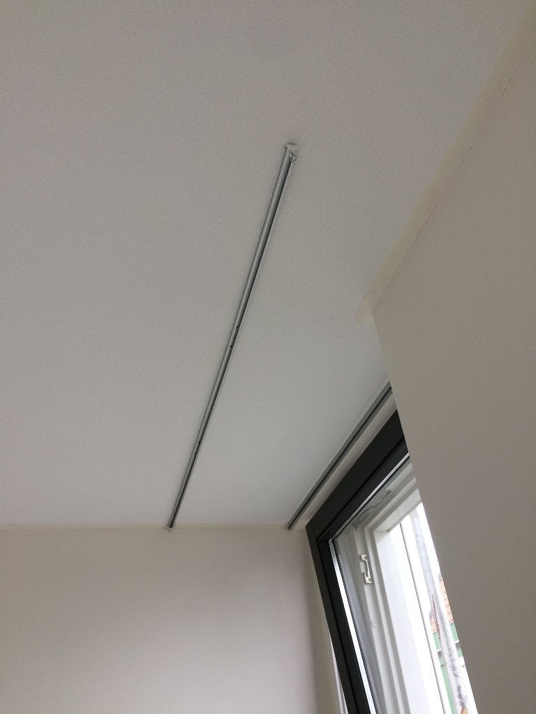 GORDIJN RAILS - zilver metaal - diverse lengtes✨, Ophalen, Gebruikt, Overige kleuren, 200 cm of meer