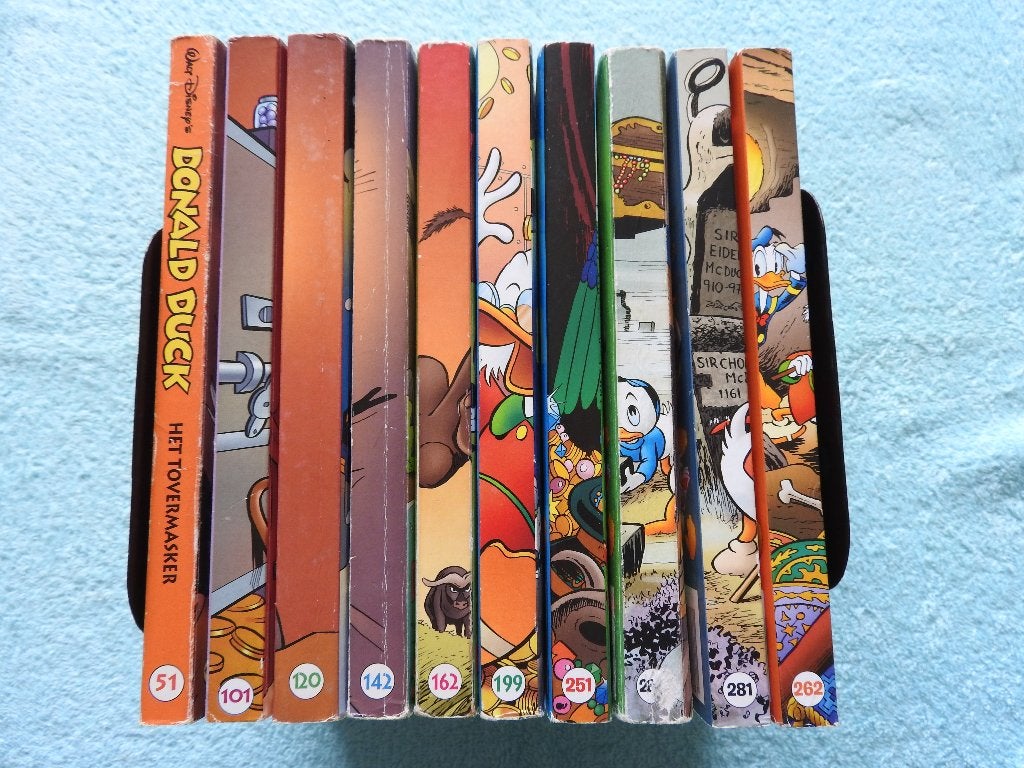 Donald Duck Pockets 10 x, Meerdere stripboeken, Ophalen of Verzenden, Gelezen
