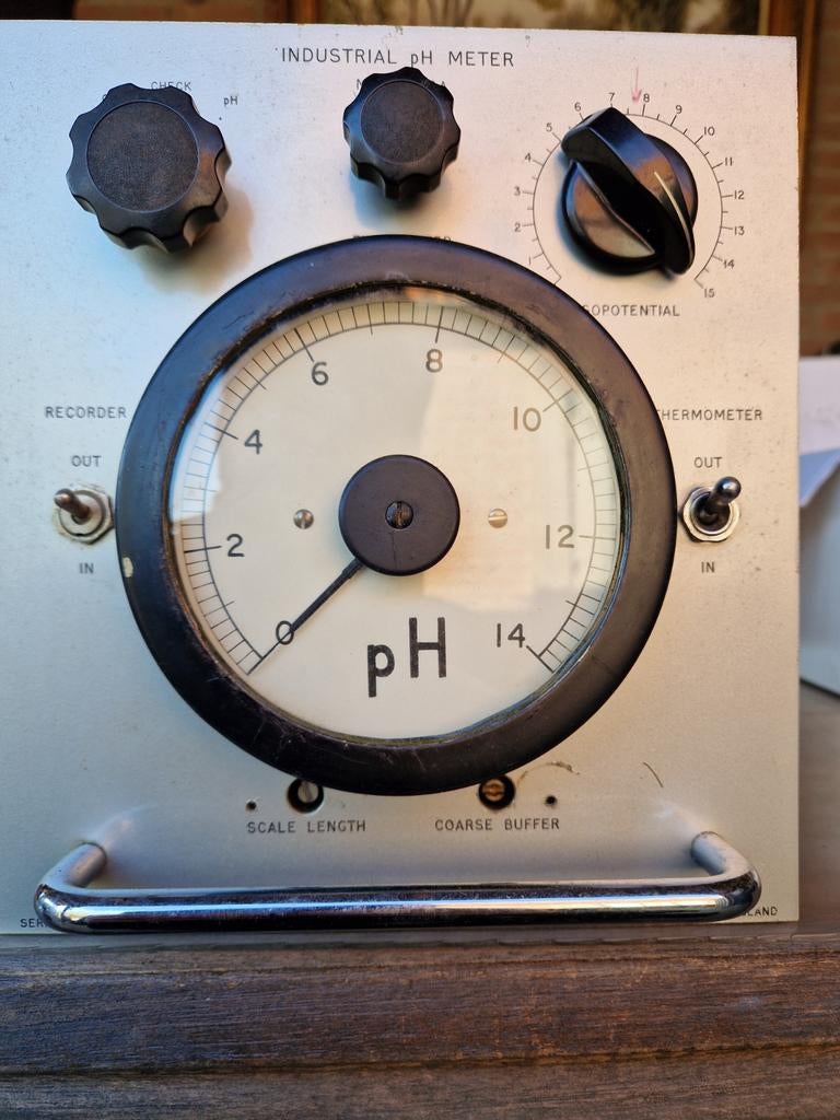 Vintage Industriële pH-meter - Electronic Instruments Ltd, Ophalen of Verzenden