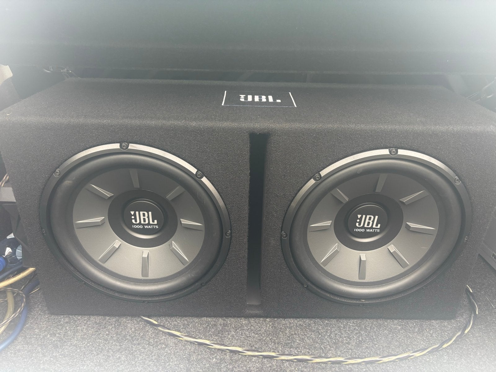 JBL Subwoofer met Versterker - Krachtige Bass, Ophalen, Zo goed als nieuw