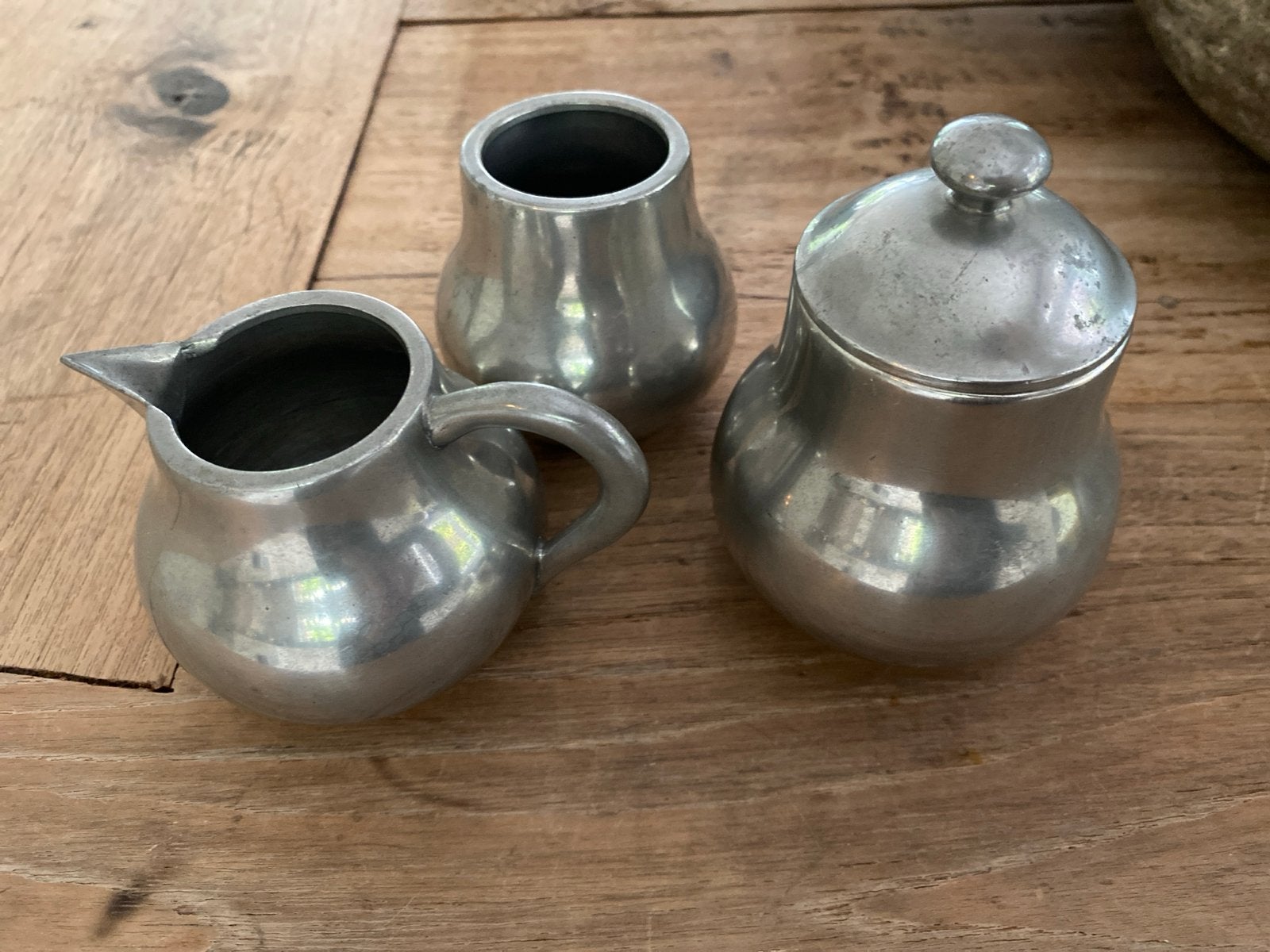 Vintage Pavo Tin Driedelig Set, Ophalen of Verzenden