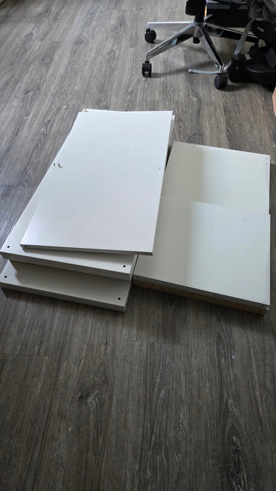 IKEA Kallax planken, Ophalen, Gebruikt