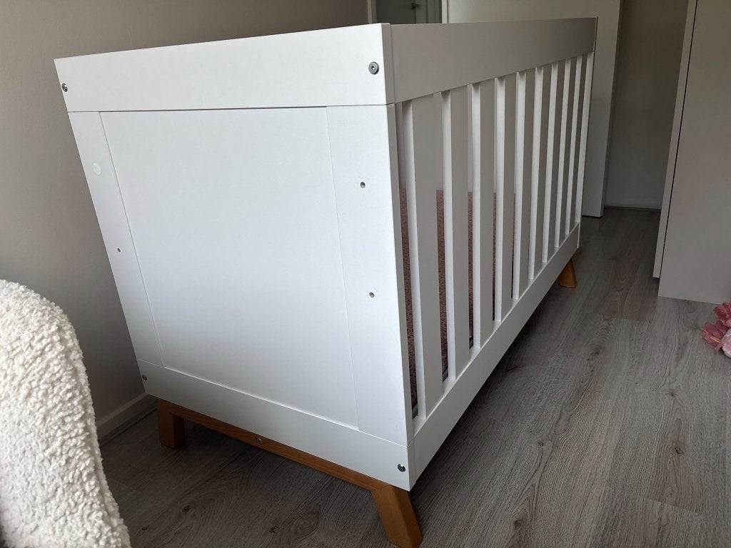 Ledikant wit, Kinderen en Baby's, Ophalen, Gebruikt, Ledikant