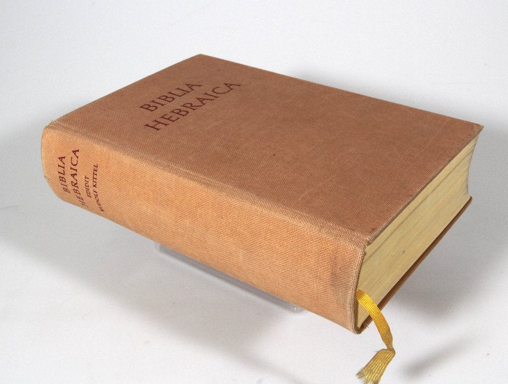 Biblia Hebraica: Rudolf Kittel, Ophalen of Verzenden, Gelezen, Jodendom