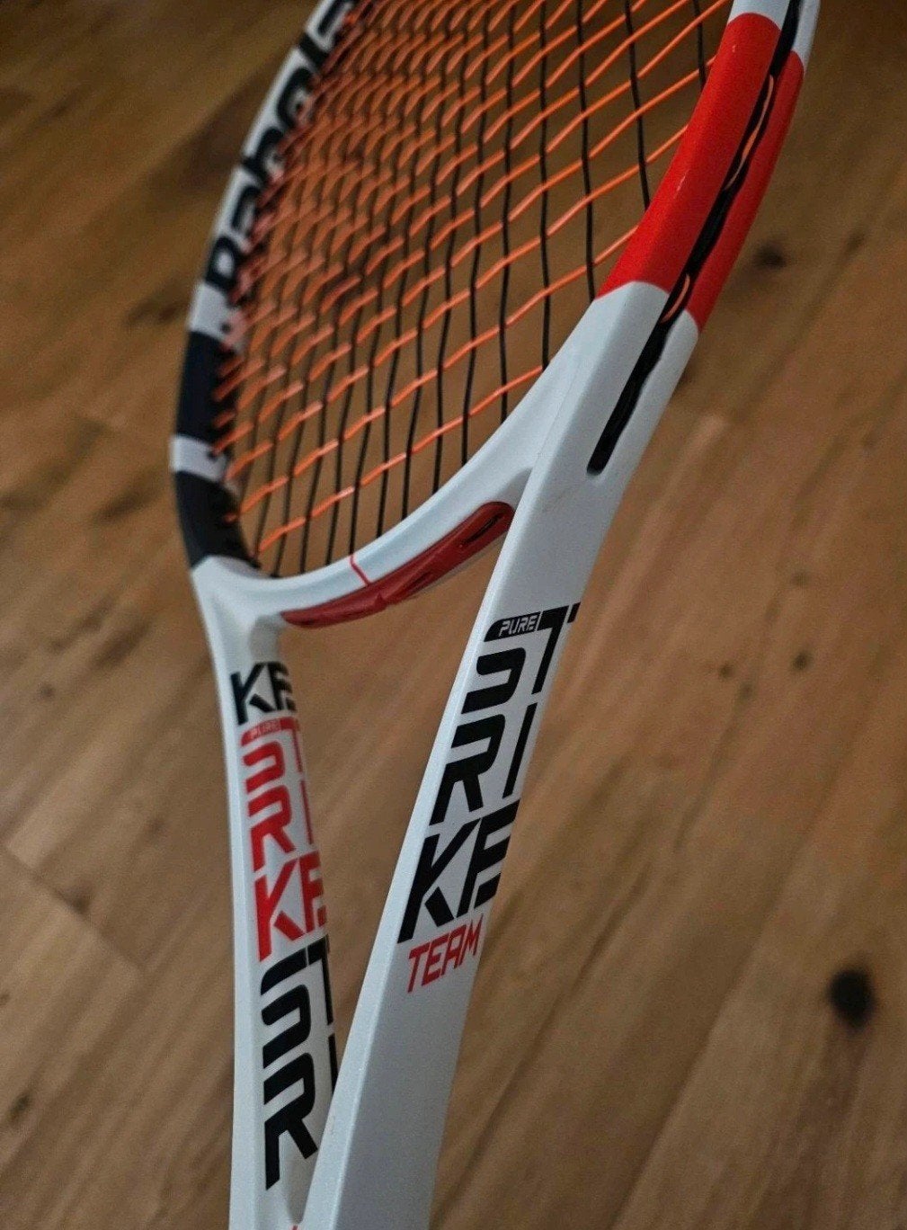 Babolat Pure Strike Team Tennisracket 285 gram L1, Sport en Fitness, Tennis, L1, Ophalen of Verzenden, Zo goed als nieuw, Racket