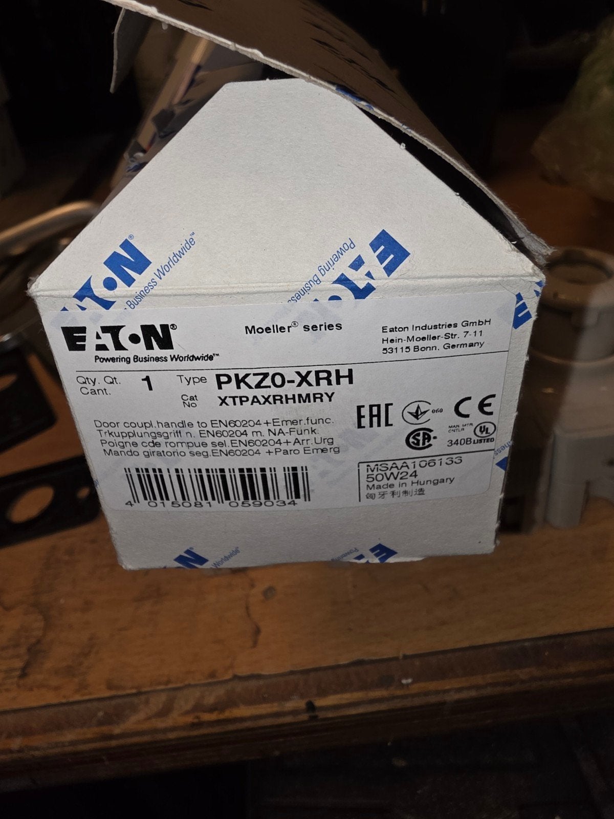 Eaton PKZ0-XRH Werkschakelaar Inbouw, Ophalen of Verzenden, Nieuw, Eaton, Schakelaar