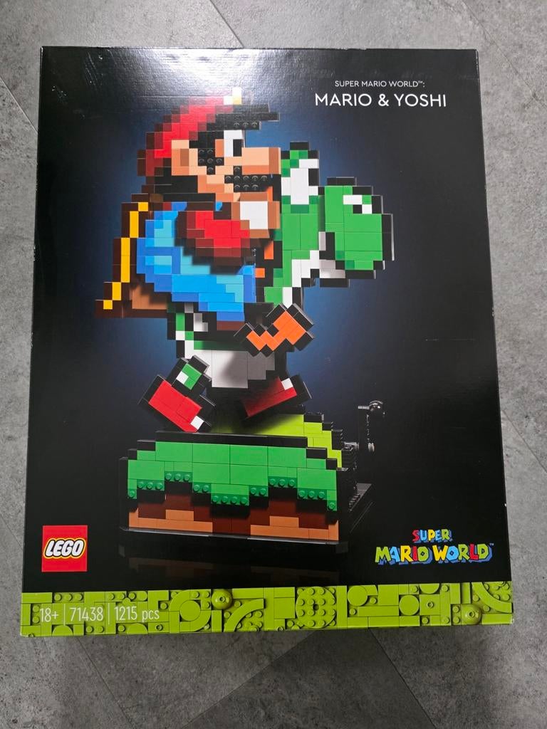 Lego Super Mario World Mario & Yoshi 71438, Overige thema's, Lego, Nieuw, Ophalen of Verzenden