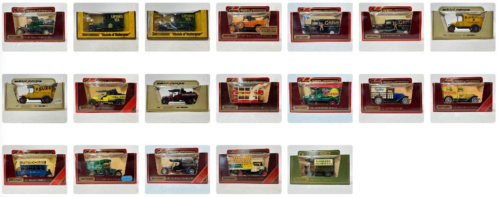 Matchbox Models of Yesteryear: o.a. Ford GMC Renault Talbot, Ophalen of Verzenden, Zo goed als nieuw, Auto, Overige merken