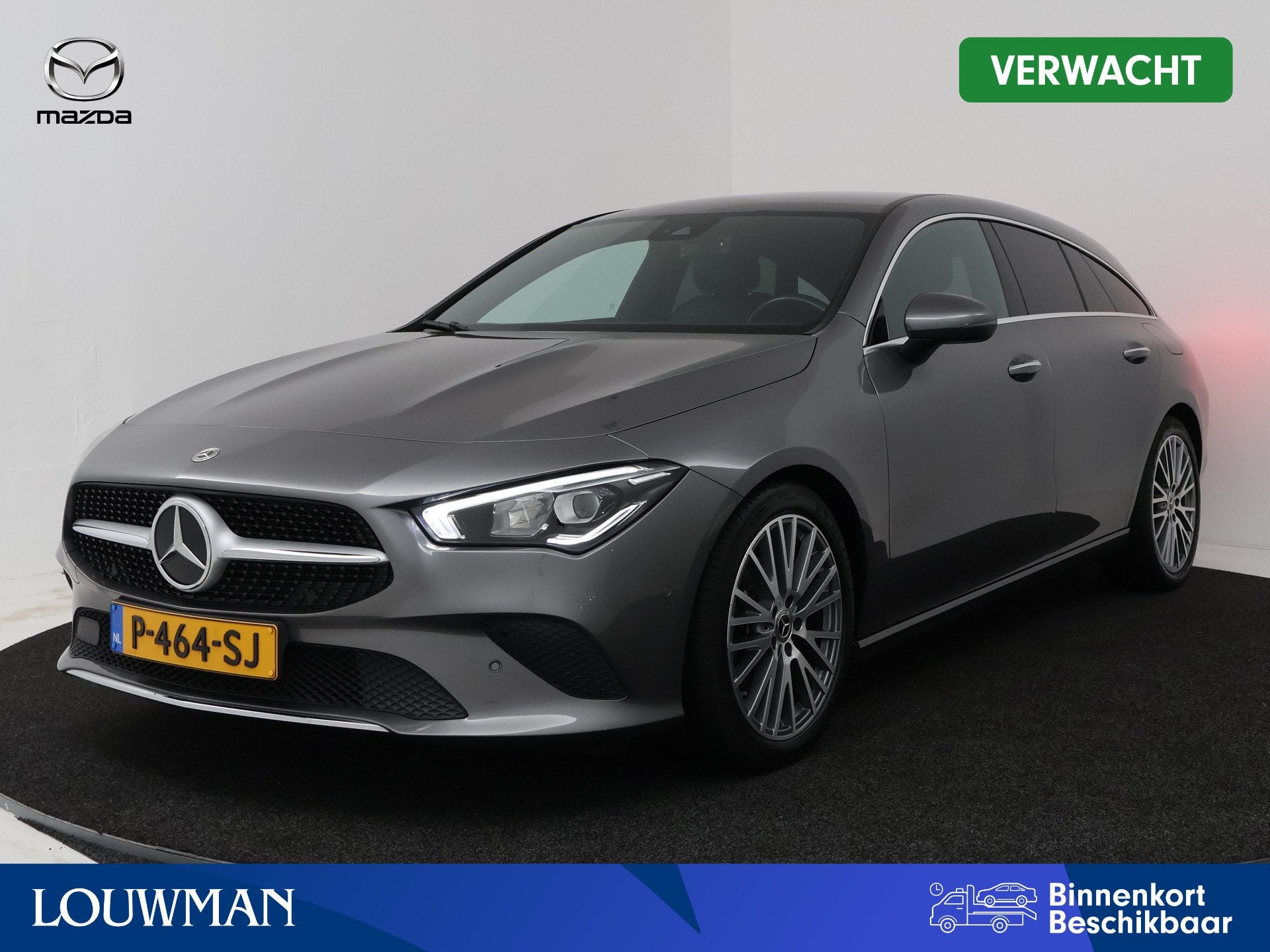 Mercedes-Benz CLA-Klasse Shooting Brake 180 Luxury Line | El, 136 pk, Gebruikt, 4 cilinders, Leder en Stof