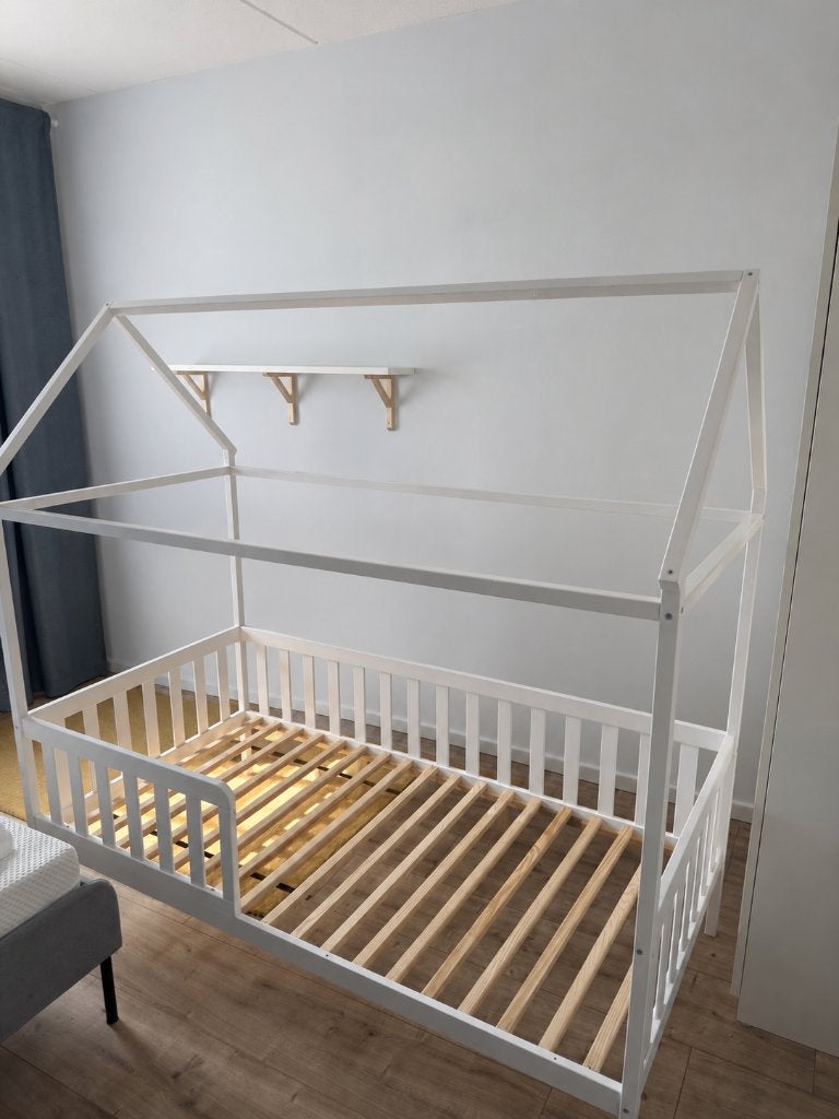 Kinderbed 160 x 80 cm, Kinderen en Baby's, Kinderkamer | Bedden, Ophalen, Gebruikt, 70 tot 85 cm, 140 tot 160 cm