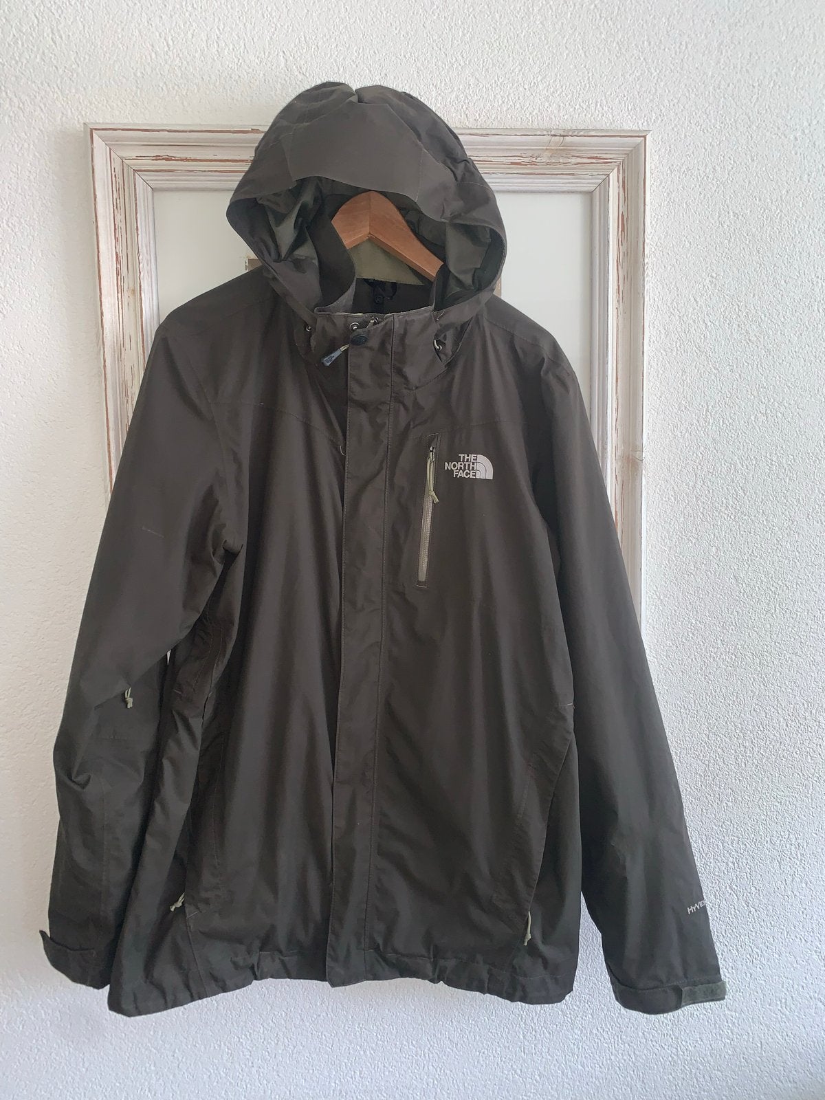 The North Face HyVent jas - Maat M, Kleding | Heren, Ophalen of Verzenden, Zo goed als nieuw, Maat 48/50 (M), Groen