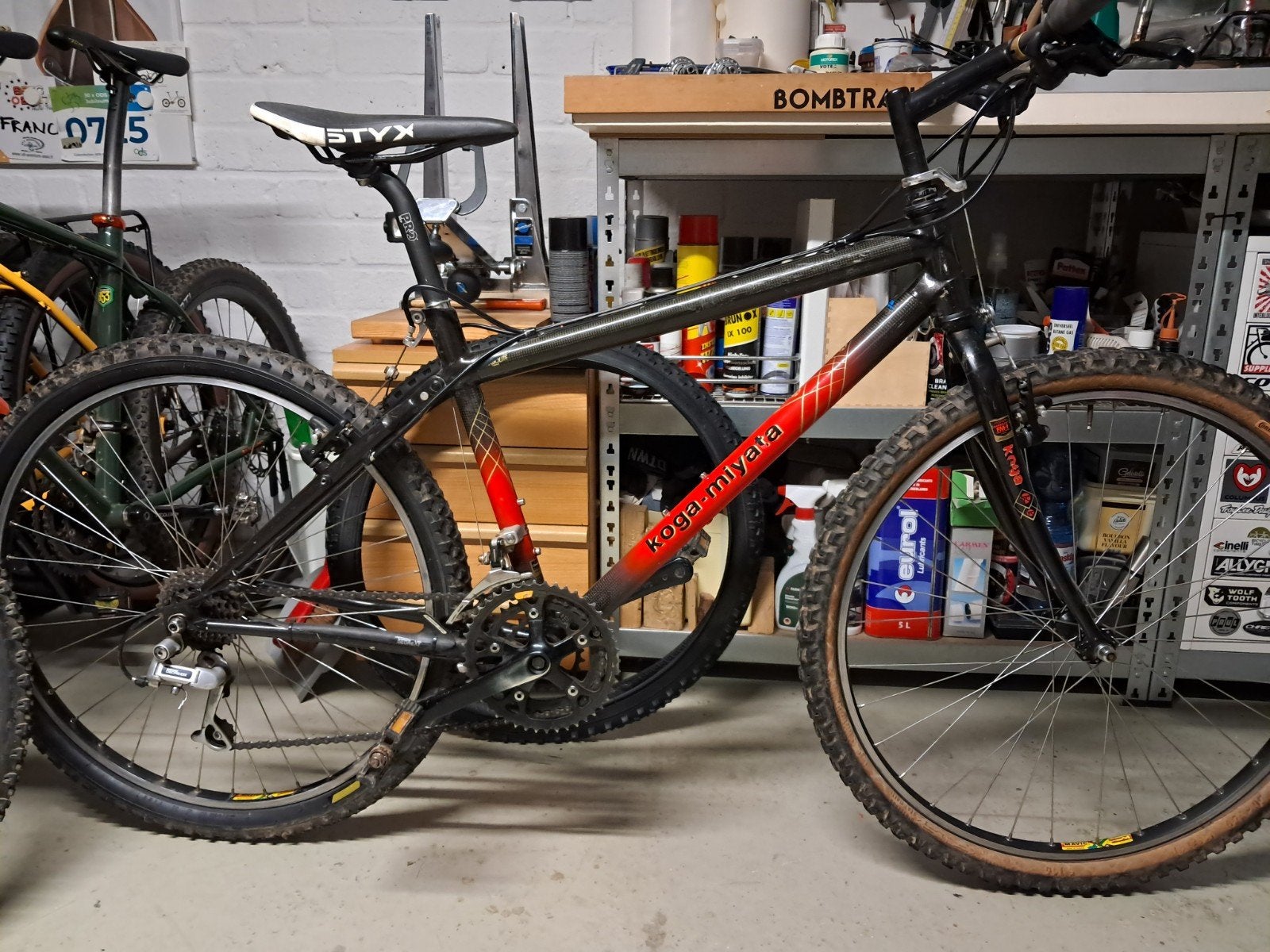Koga Miyata TerraRunner-Carbolite, Gebruikt, Velgrem, Geen vering, Ophalen