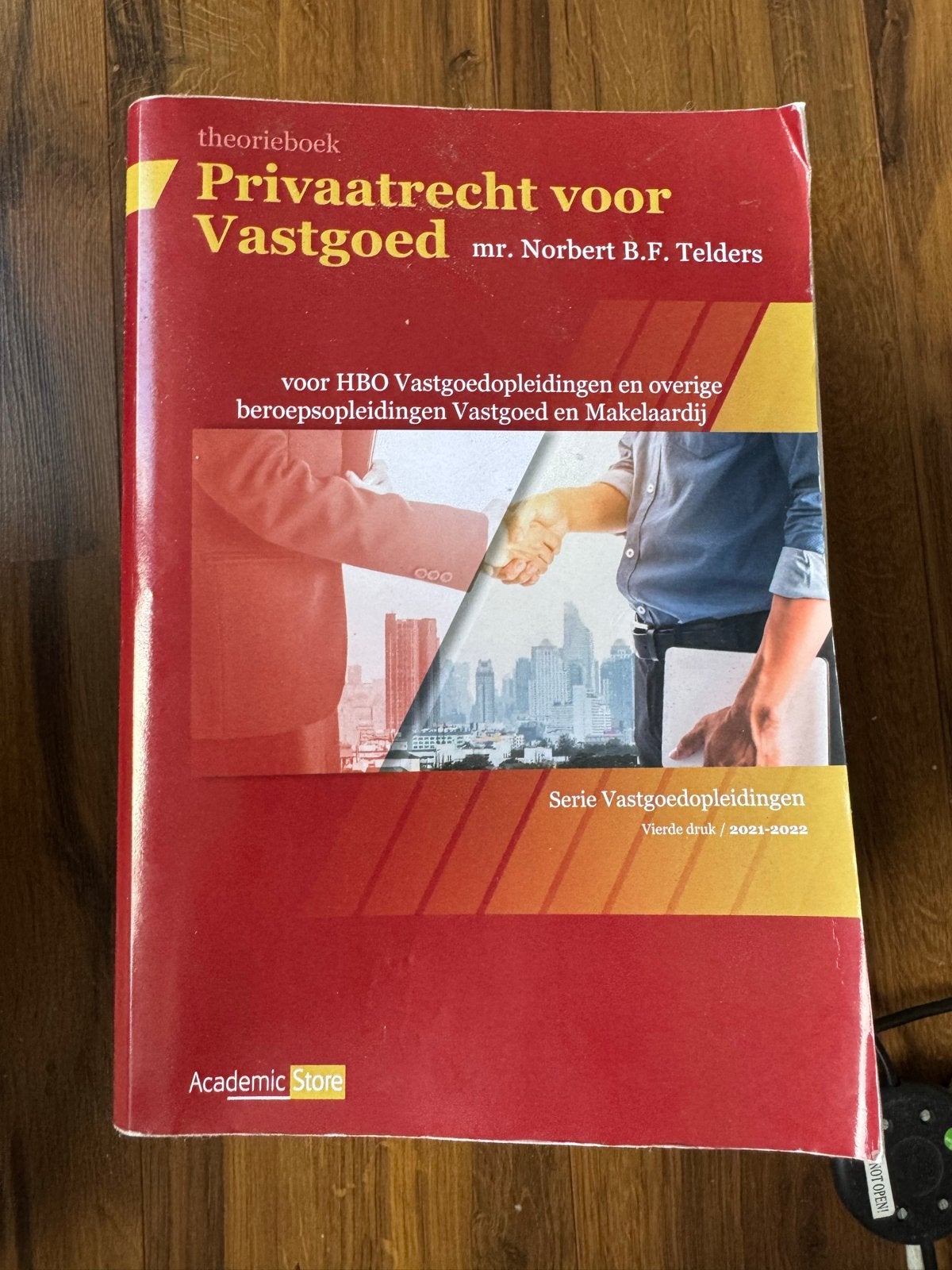 Privaatrecht voor Vastgoed - Theorieboek HBO, Ophalen of Verzenden, Gamma, Zo goed als nieuw, HBO
