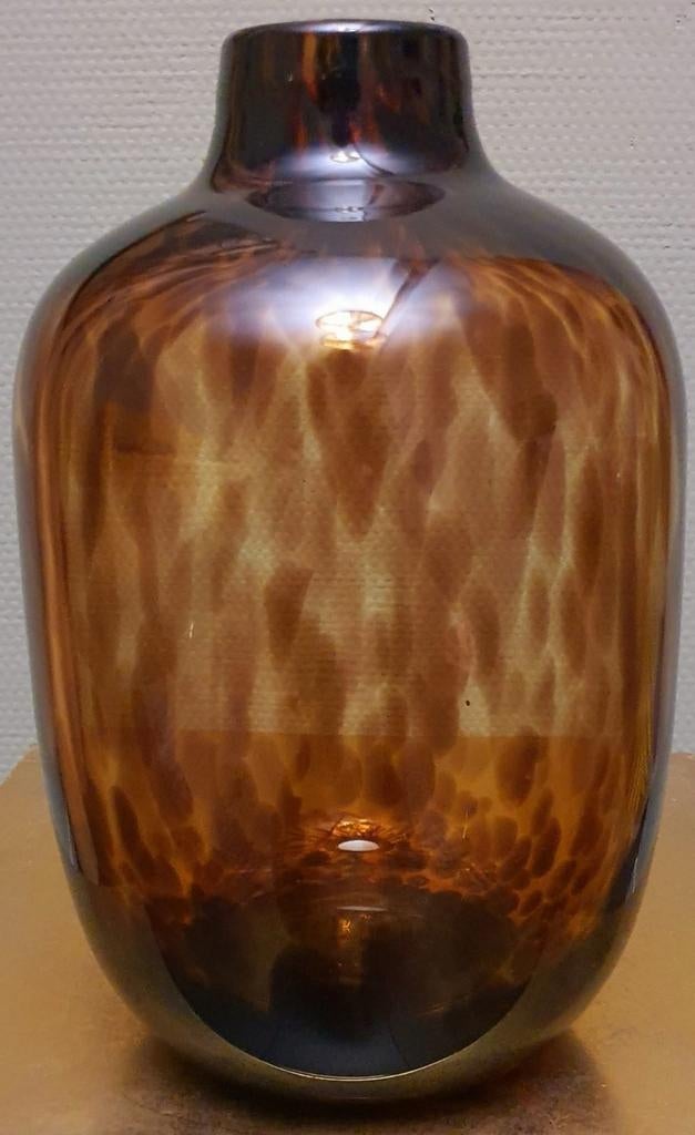 Vaas glas
panter gaaf uniek mondgeblazen
hoogte 28 cm, Overige kleuren, Ophalen of Verzenden, Minder dan 50 cm, Glas