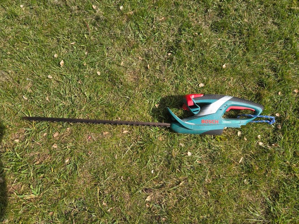 Bosch AHS 52 LI Heggenschaar en Grastrimmer Set, Ophalen, Gebruikt, Accu, Bosch