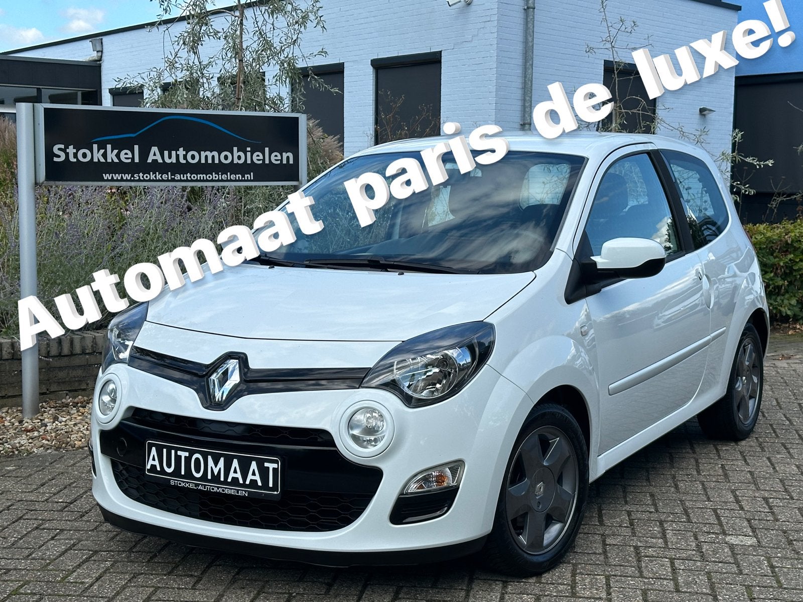 Renault twingo Paris de luxe 1.2-16v Automaat✅ 2014, Euro 5, Zwart, 4 cilinders, Bedrijf