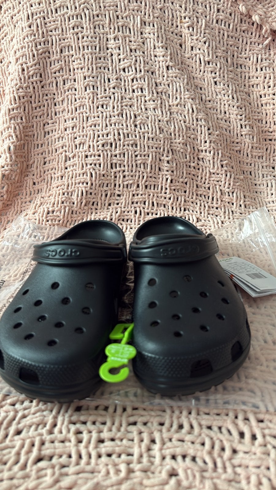 Nieuwe Crocs Classic Clogs Zwart - Maat 45-46, Verzenden, Nieuw, Zwart, Slippers