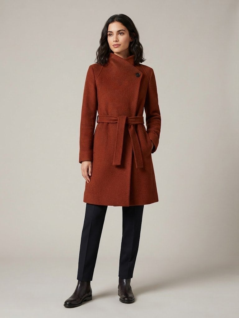 winter jas Giacoma black label, Kleding | Dames, Jassen | Winter, Bruin, Verzenden, Zo goed als nieuw, Giacoma