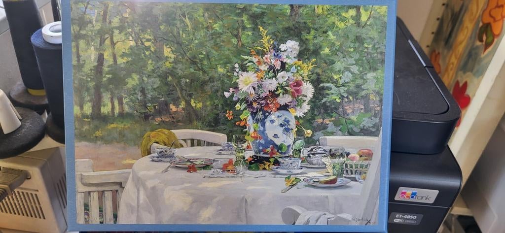 Bekking & Blitz Kunstpuzzel 1000 stukjes - Compleet, Ophalen of Verzenden, 500 t/m 1500 stukjes, Zo goed als nieuw, Legpuzzel