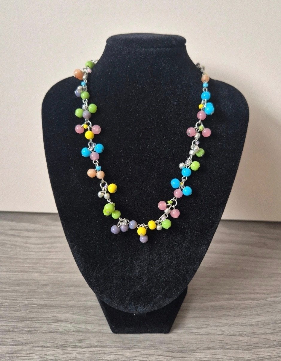 Nieuwe MKM Design Ketting met Kleurrijke Kralen, Ophalen of Verzenden, Nieuw, Overige kleuren, Overige materialen