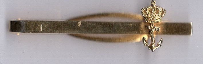 KM Koninklijke Marine koper stropdas schuif ( H_221), Ophalen of Verzenden, Nieuw, Stad of Land, Speldje of Pin
