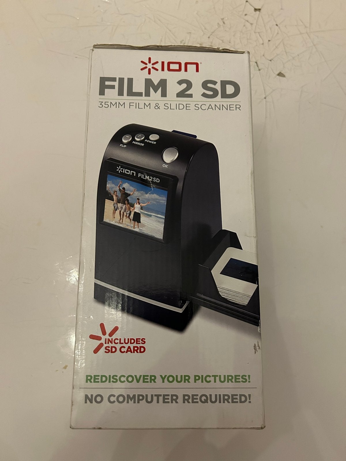 ION Film 2 SD 35mm Film & Slide Scanner, Computers en Software, Scanners, Ophalen of Verzenden, Zo goed als nieuw, Diascanner