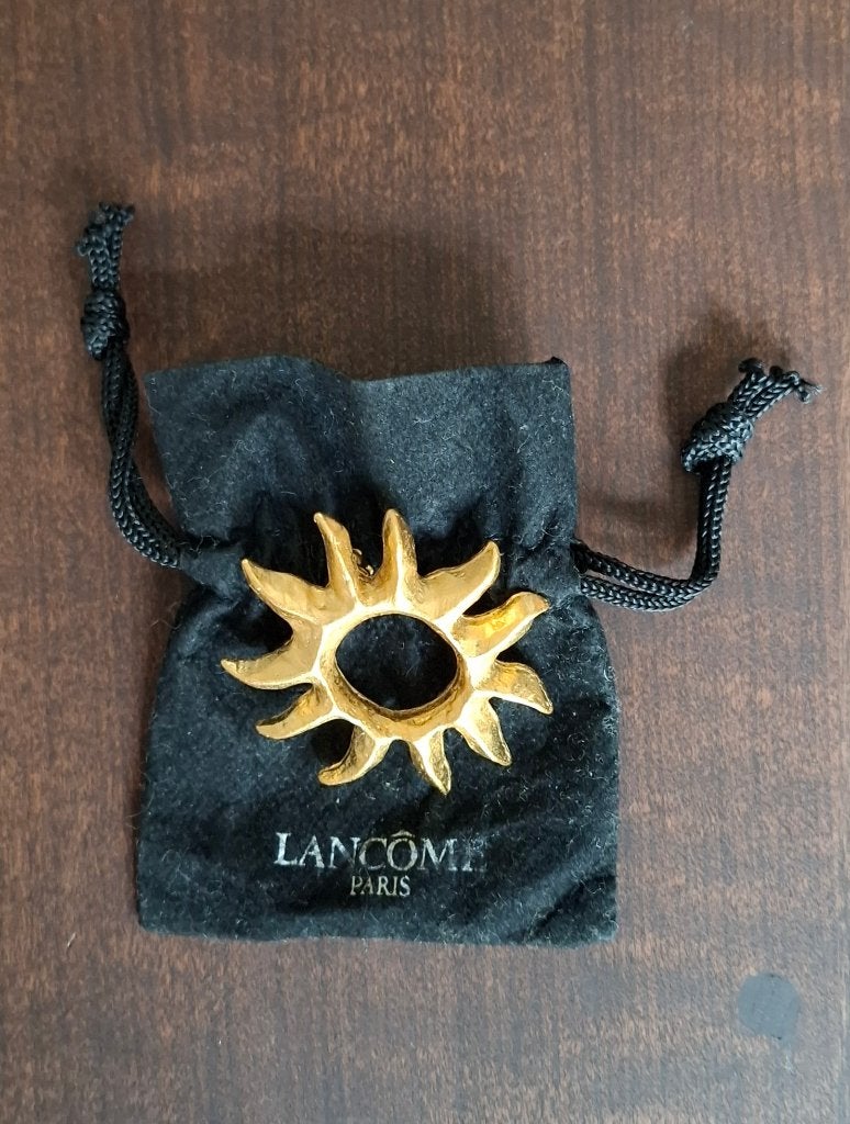 Full-Set Paris Gilt Lancome Sun Burst Broche/Hanger, Ophalen of Verzenden, Nieuw