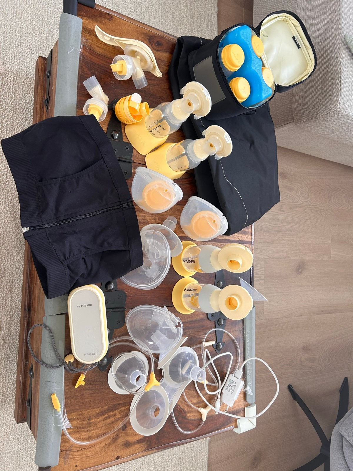 Medela Freestyle Flex Borstkolf Set met Accessoires, Ophalen, Gebruikt