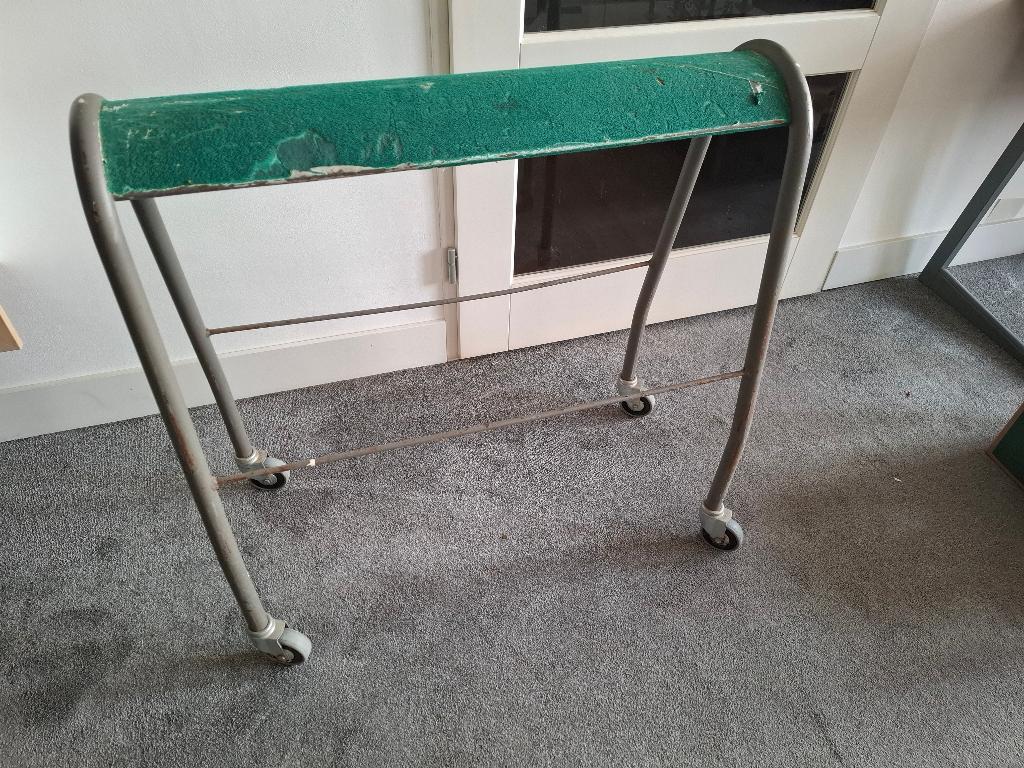 Brocante stoffenrek of kledingrek uit textielfabriek, Antiek en Kunst, Ophalen